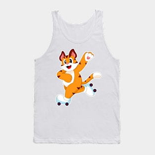 Tiger Roller skates Inline skating Tank Top